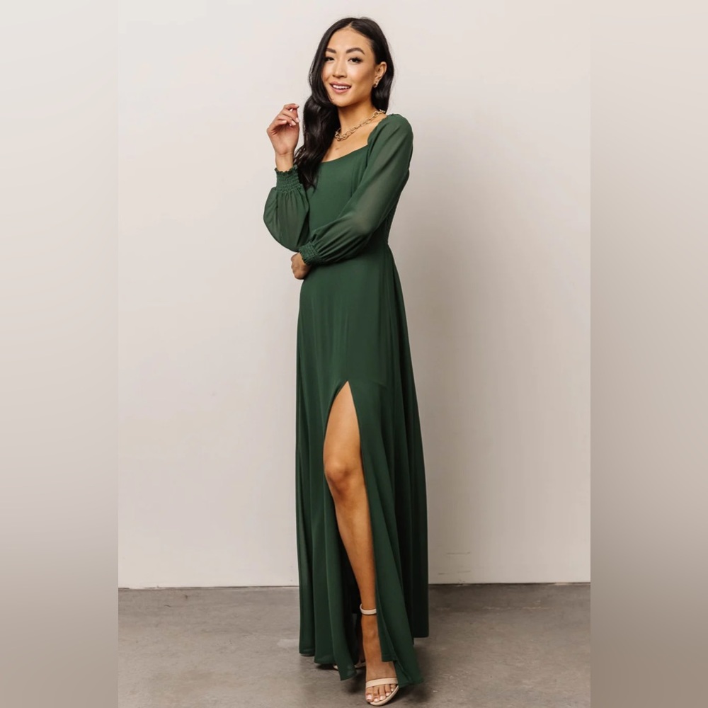 Baltic born emerald green maxi dress